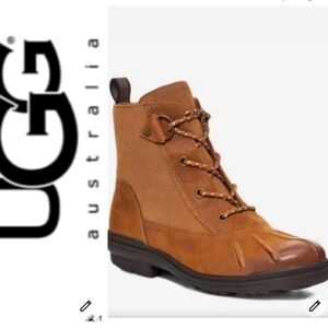 NWOT Ugg Leather Waterproof Duck Boots